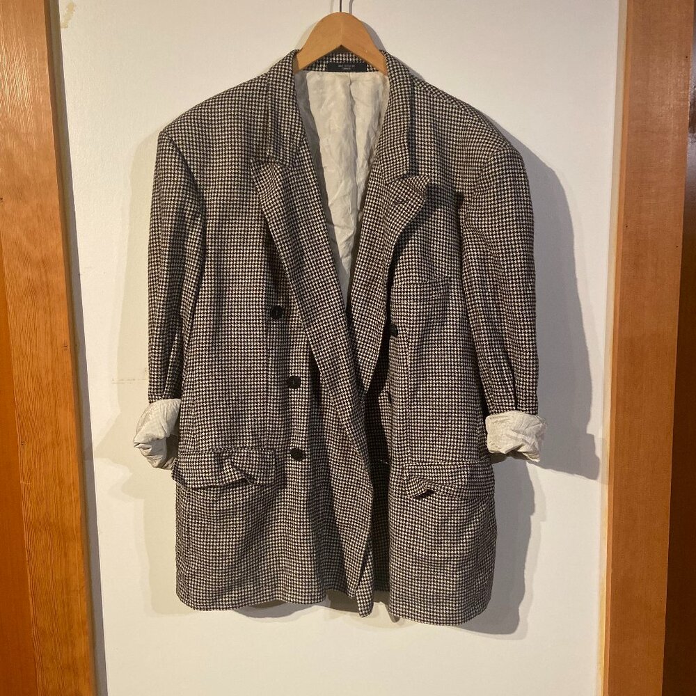 Vintage Houndstooth Blazer